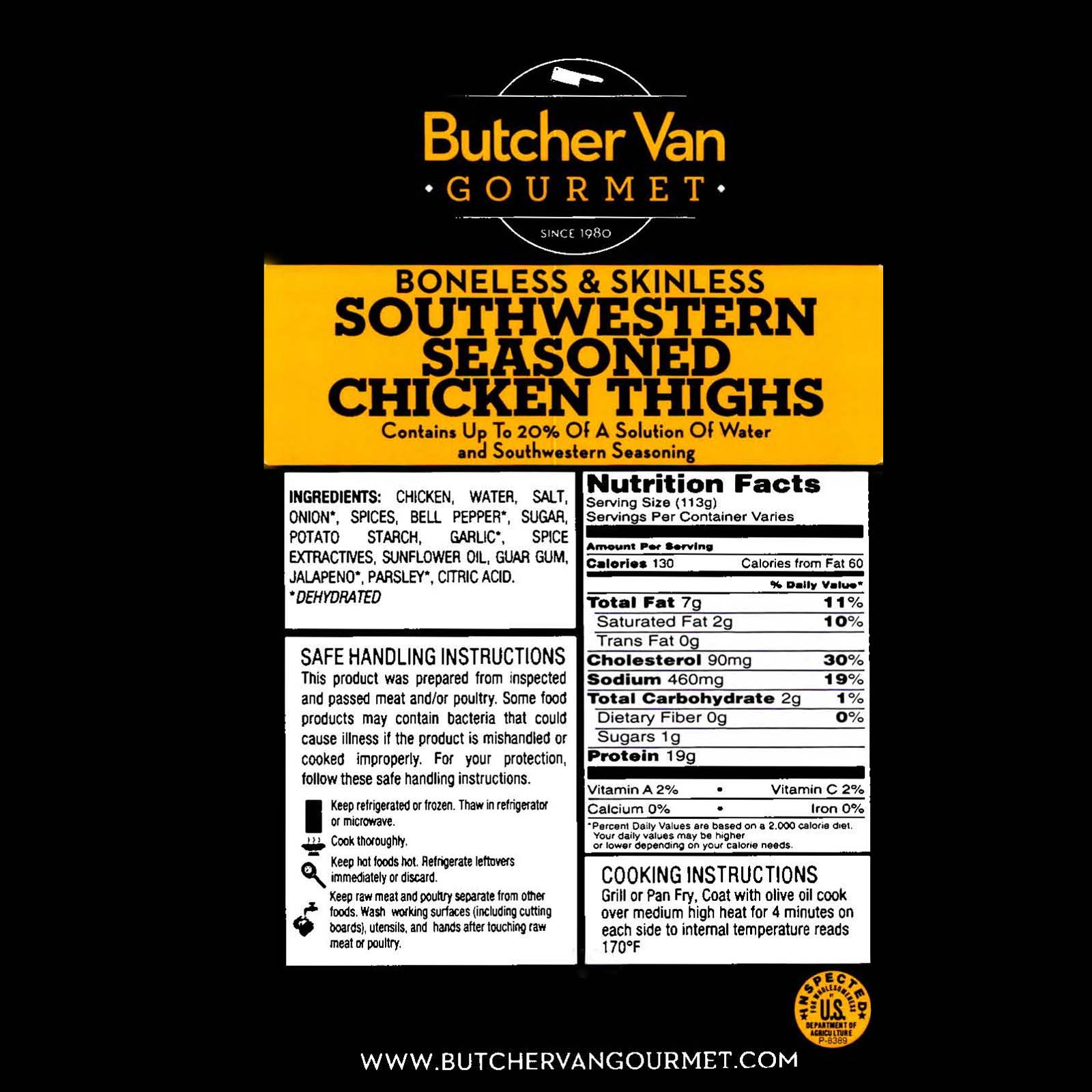 Southwestern Seasoned Chicken Thighs