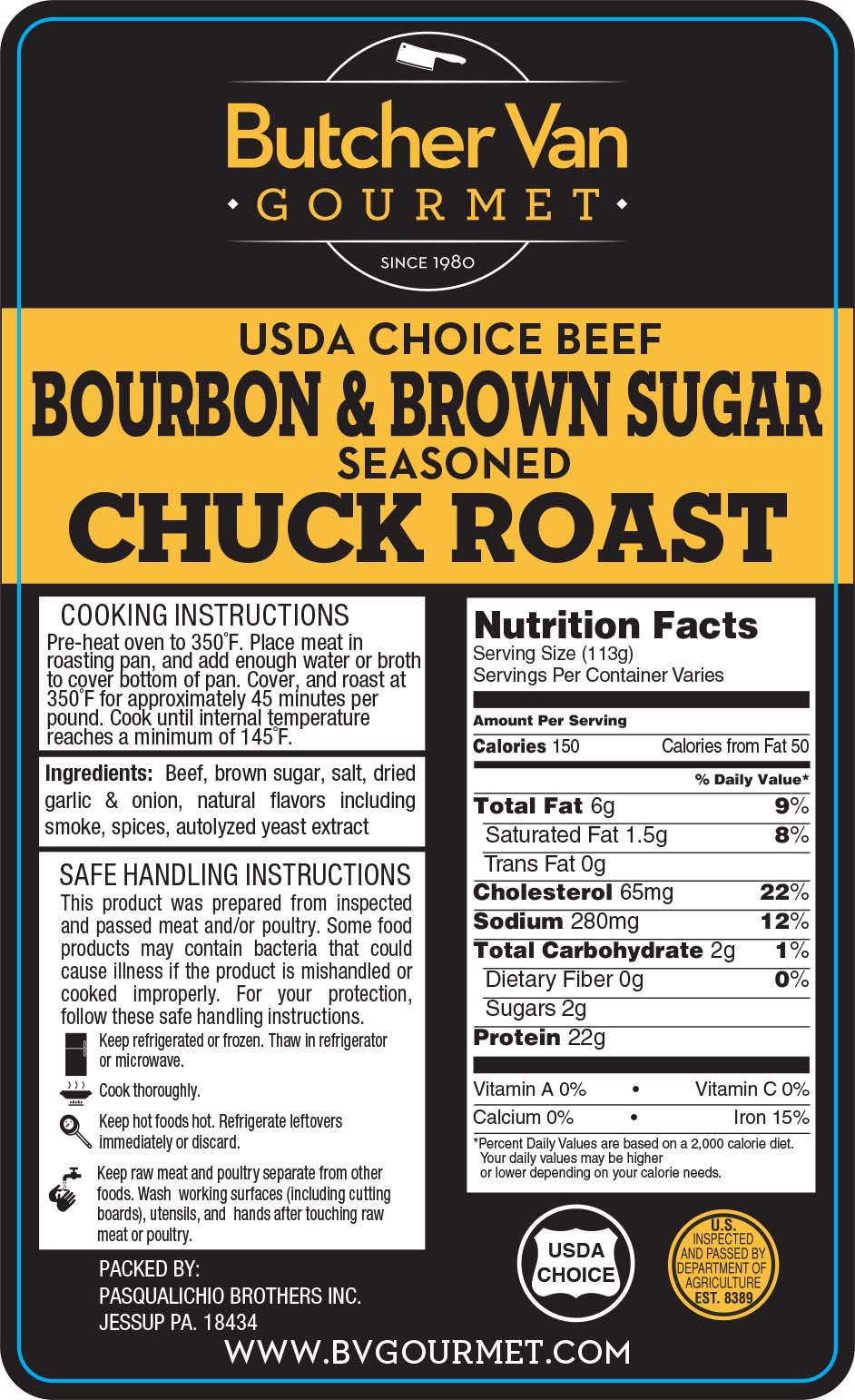 Bourbon & Brown Sugar Chuck Roast